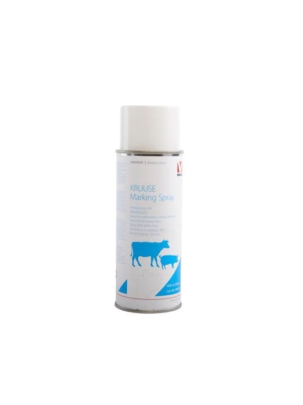 KRUUSE Mærkespray, blå, 400 ml, 12 stk.
