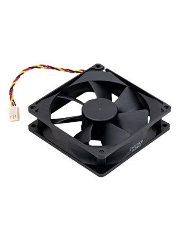 Synology - case fan - 92 x 92 x 25 mm - Kabinet køler - 92mm - Sort