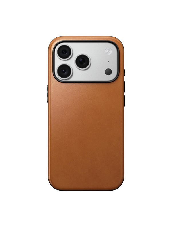 Nomad Modern Leather Case - saddle (Horween) - iPhone 18 Pro/17 Pro