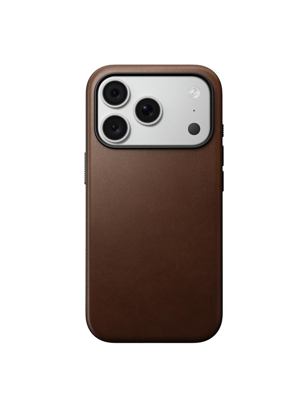 Nomad Modern Leather Case - brown - iPhone 18 Pro/17 Pro