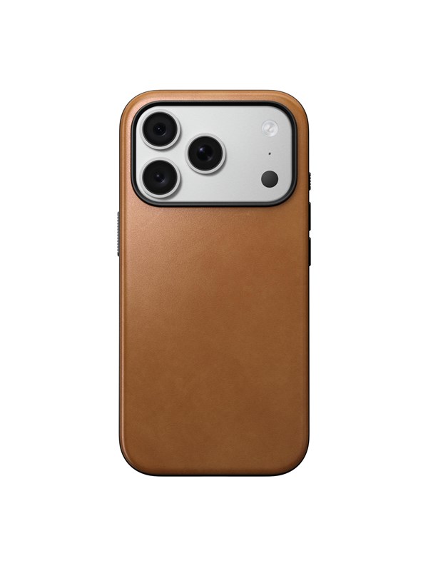 Nomad Modern Leather Case - english tan - iPhone 18 Pro/17 Pro