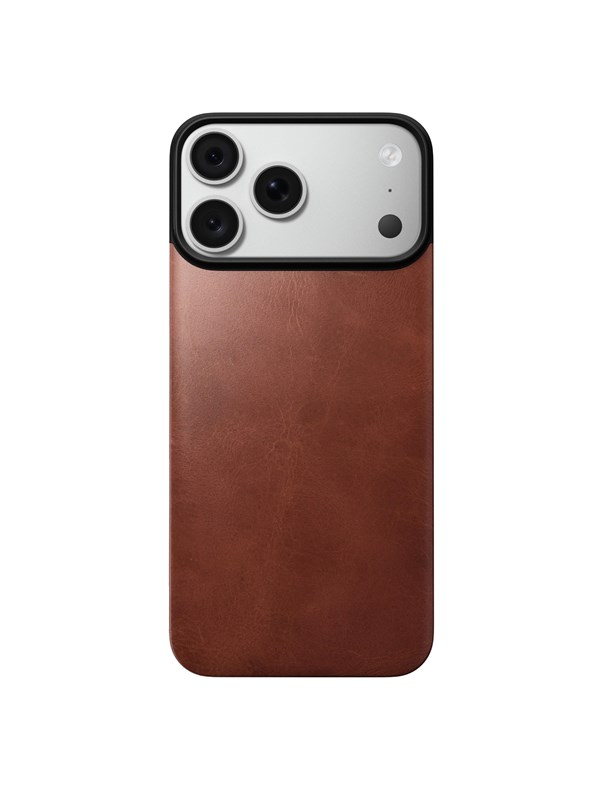 Nomad Magnetic Leather Back - olde dublin (Horween) - Magsafe - iPhone 18 Pro Max/17 Pro Max