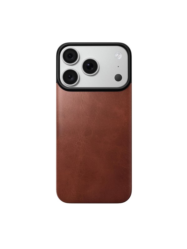 Nomad Magnetic Leather Back - olde dublin (Horween) - Magsafe - iPhone 18 Pro/17 Pro