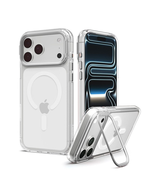 Spigen Ultra Hybrid Optik S MagSafe - clear silver - iPhone 18 Pro Max/17 Pro Max