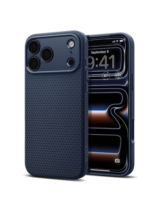Spigen iPhone 2026 Pro Max/ 17 Pro Max Liquid Air Navy Blue Beskyttelsescover