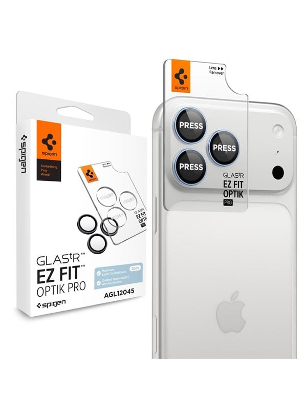 OSLONA APARATU SPIGEN OPTIK PRO GLAS.TR EZ FIT CAMERA PROTECTOR 2-PACK IPHONE 18 PRO / 18 PRO MAX LIGHT BLUE