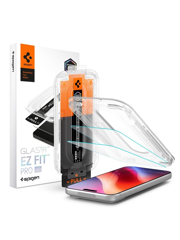 SZKLO HARTOWANE SPIGEN GLAS.TR EZ FIT PRO HD AC 2-PACK IPHONE 16 PRO MAX / 17 PRO MAX / 18 PRO MAX CLEAR