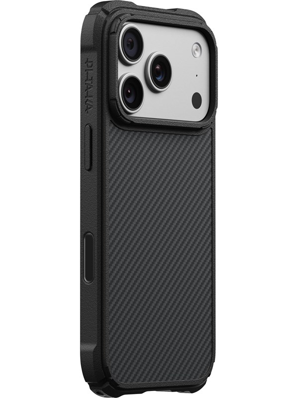 PITAKA Cairn Case - Black/Grey Twill - iPhone 18 Pro/17 Pro