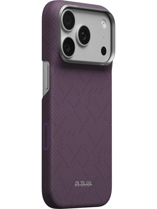 PITAKA Edge Case PTK Weaving - Charoite Purple - iPhone 18 Pro/17 Pro