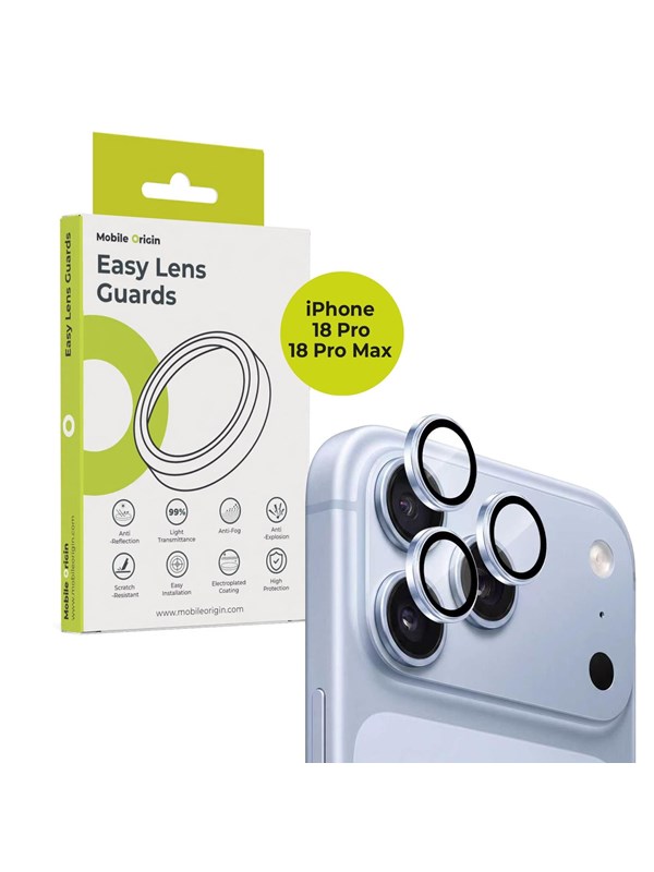 Mobile Origin Easy Lens Guards iPhone 18 Pro/18 Pro Max - Blue