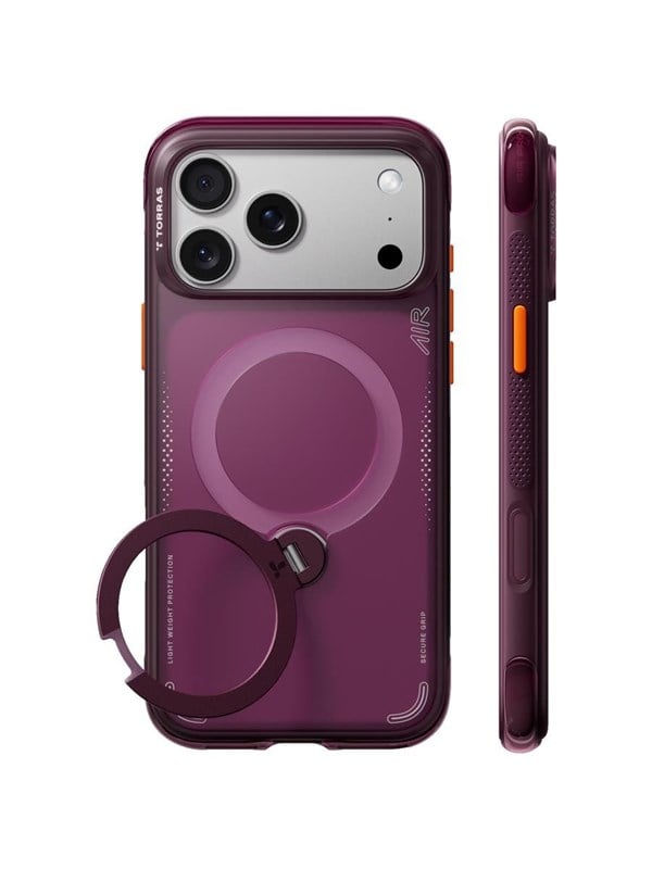 Torras Ostand Q3 Air - cosmic purple - iPhone 18 Pro