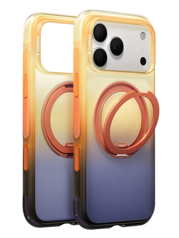 TORRAS O3 Air Gradient Cover iPhone 17 Pro Max/18 Pro Max, Purple&Blue