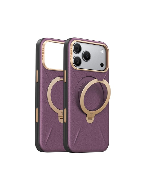 Torras Ostand Q3 VegSkin - purple - iPhone 18 Pro