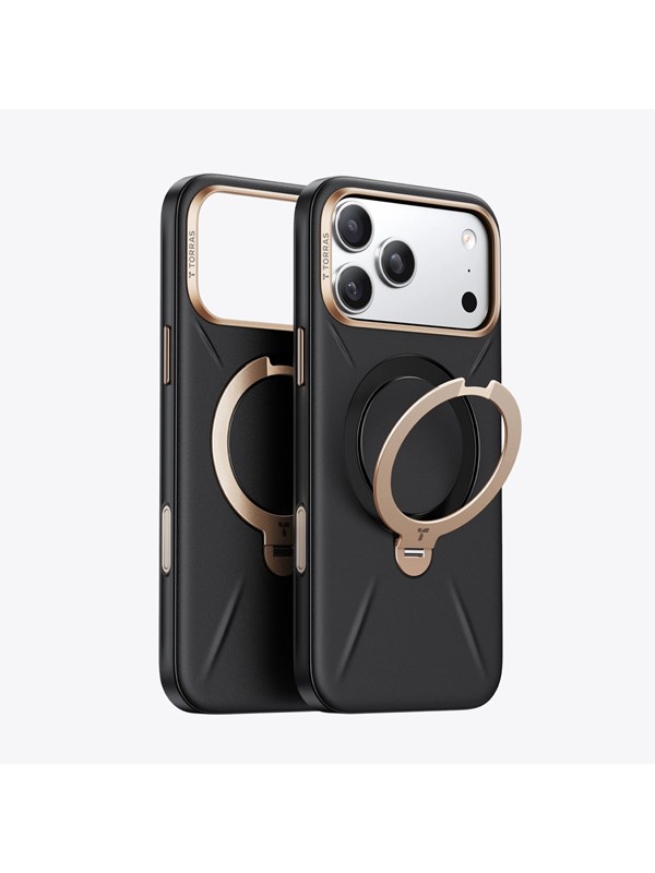 Torras Ostand Q3 VegSkin - black - iPhone 18 Pro