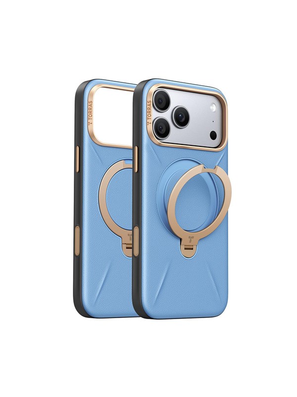 Torras Torras Ostand Q3 VegSkin, blue - iPhone 2026 Pro