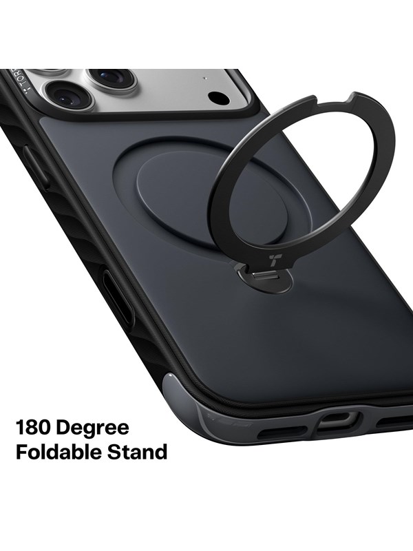Torras Ostand Q3 Rugg - black - iPhone 18 Pro