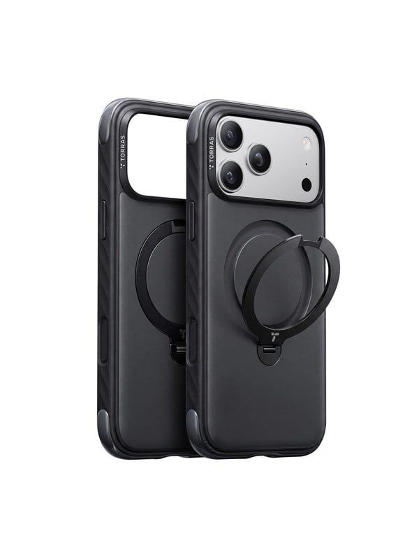 Torras Ostand Q3 Rugg - black - iPhone 18 Pro Max