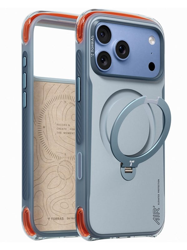 Torras Ostand Q3 Air Pro - polar slate blue - iPhone 18 Pro