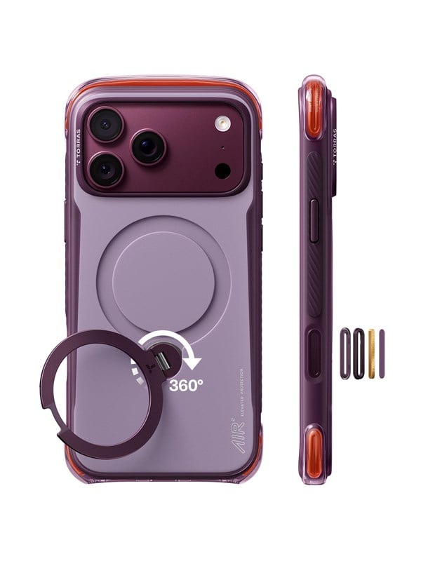 Torras Ostand Q3 Air Pro - violet summit purple - iPhone 18 Pro Max