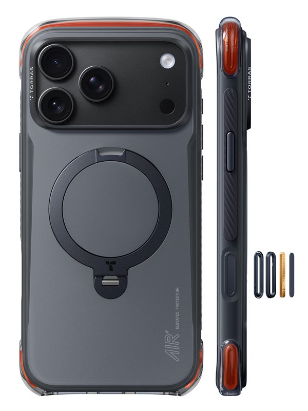Torras Ostand Q3 Air Pro - obsidian core black - iPhone 18 Pro Max