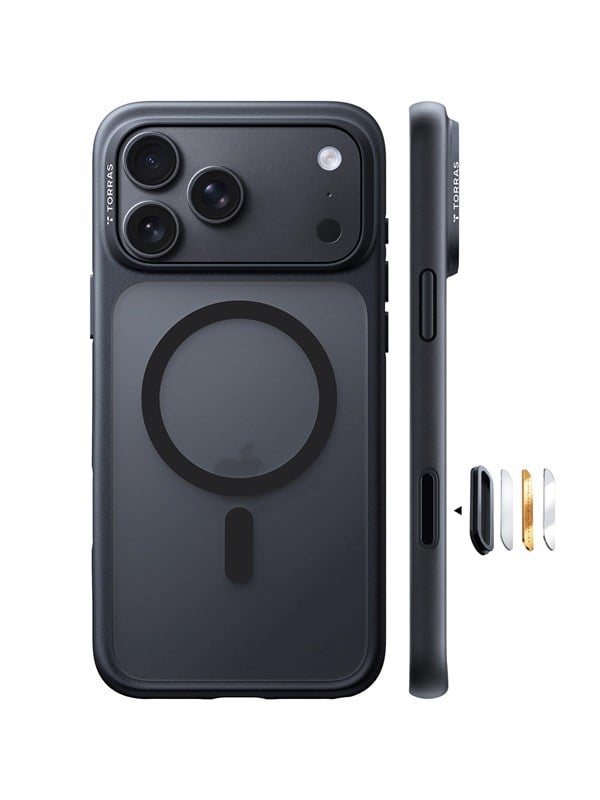 TORRAS Guardian-Mag Cover iPhone 17 Pro Max/18 Pro Max, Sort