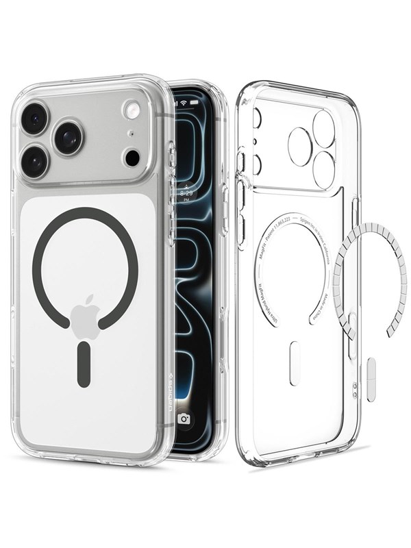 Spigen Ultra Hybrid MagSafe - clear graphite - iPhone 18 Pro Max/17 Pro Max