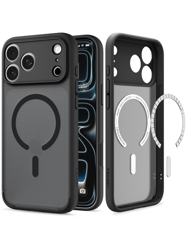 Spigen Ultra Hybrid MagSafe - frost black - iPhone 18 Pro/17 Pro