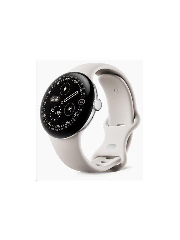 Smartwatch Google Pixel Watch 4 41 mm LTE - sølv/Porcelain