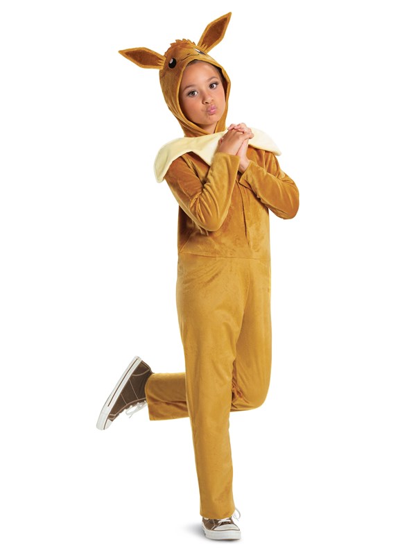 Disguise Pokemon Jumpsuit med hætte Classic - Eevee (128 cm)
