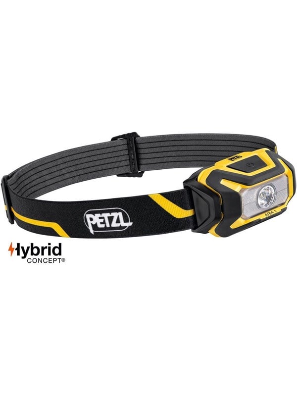 PETZL ARIA 1 - Black / Yellow - Pandelampe