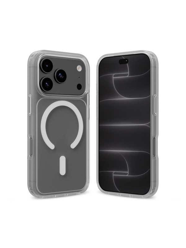 CRONG Hybrid MATTE Magnetic case with MagSafe for iPhone 18 Pro / iPhone 17 Pro - White