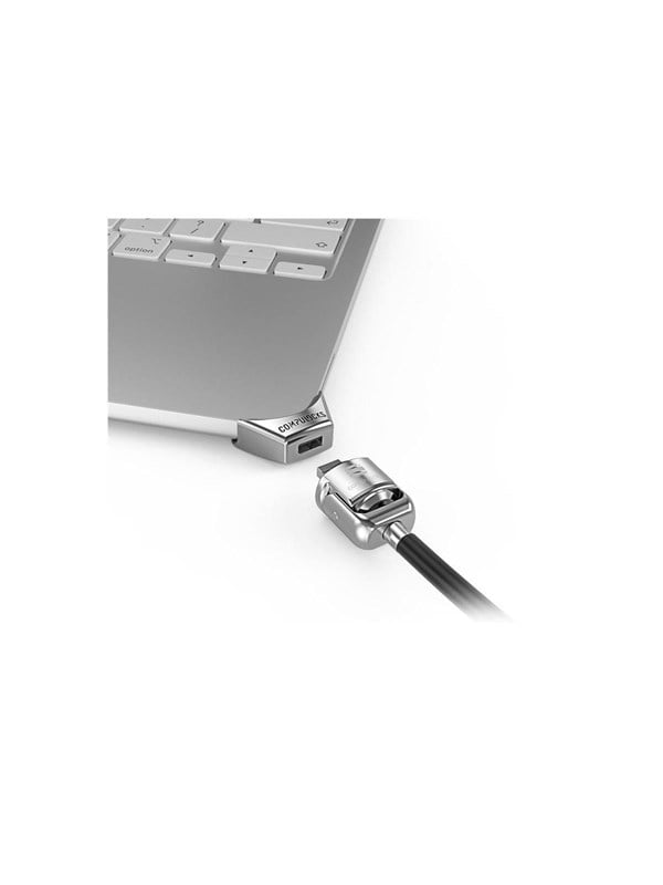 Compulocks - security slot lock adapter - with keyed cable lock (corner lock)