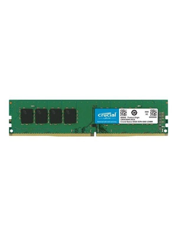 Crucial Basics DDR4-3200 - 16GB - CL22 - Single Channel (1 pcs) - Grøn