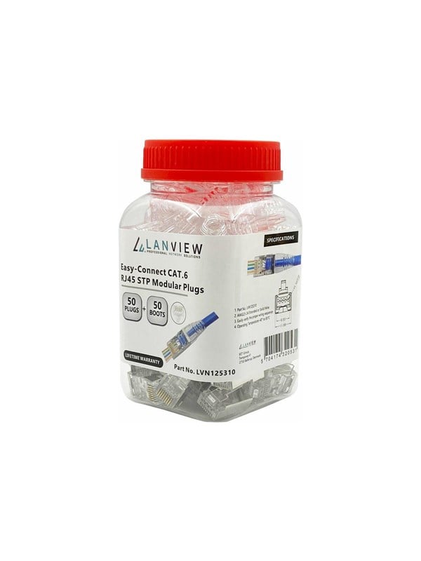 Lanview network connector - Transparent