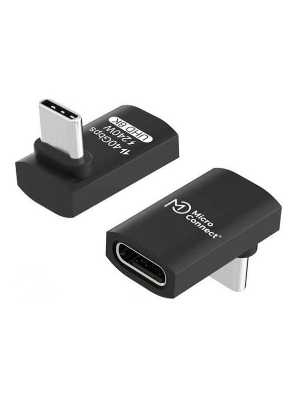 Microconnect USB4-CCFAS90-240W, 0 m, USB C, USB C, USB4 Gen 3x2, Sort