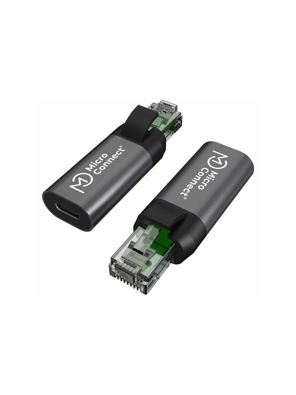 MicroConnect USB C Female to RJ45 Male