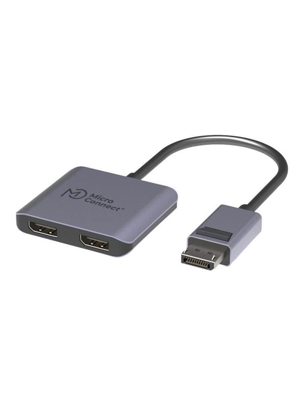 DisplayPort til 2x DisplayPort hun, MST hub splitter