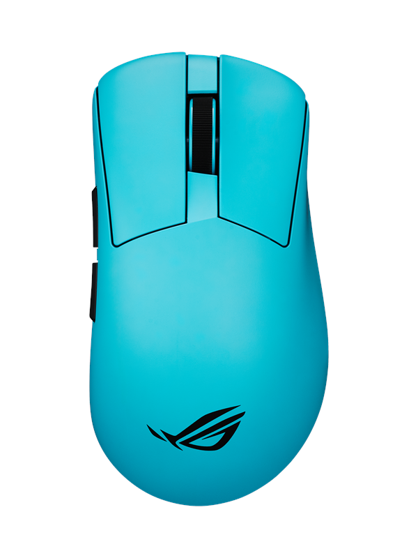 ASUS ROG Gladius IV Ace Aqua Blue - Gaming Mus - Optisk - 5 knapper - Blå