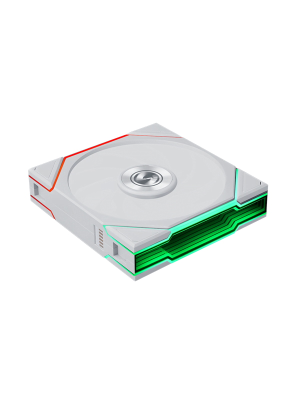 Lian Li UNI FAN TL FLEX 120 Reversed - Kabinet køler - 120mm - Hvid med RGB LED lys - 33 dBA