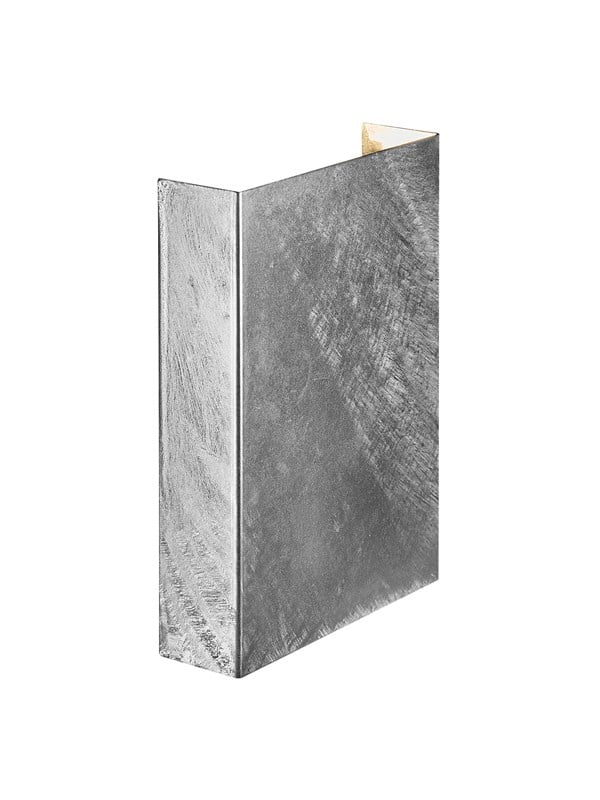Fold 15 LED-væglampe, galvaniseret – Nordlux - Stue - Aluminium