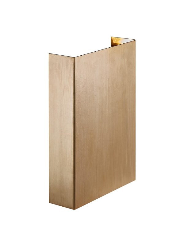 Fold 15 LED-væglampe, messing – Nordlux - Stue - Aluminium
