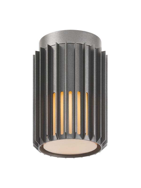 Aludra udendørs loftlampe Seaside Anthracite - Nordlux - Terrasse - Design - Aluminium - Rund