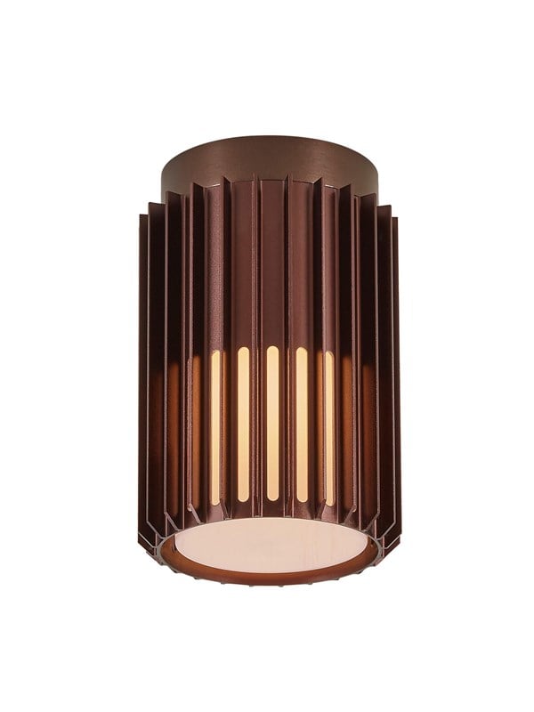 Aludra udendørs loftlampe Seaside Brown Metallic - Nordlux - Terrasse - Design - Aluminium - Rund