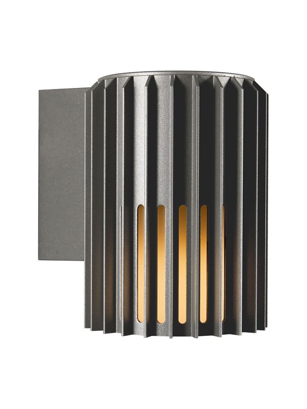 Aludra udendørs væglampe Seaside Anthracite - Nordlux - Aluminium - Med én lyskilde