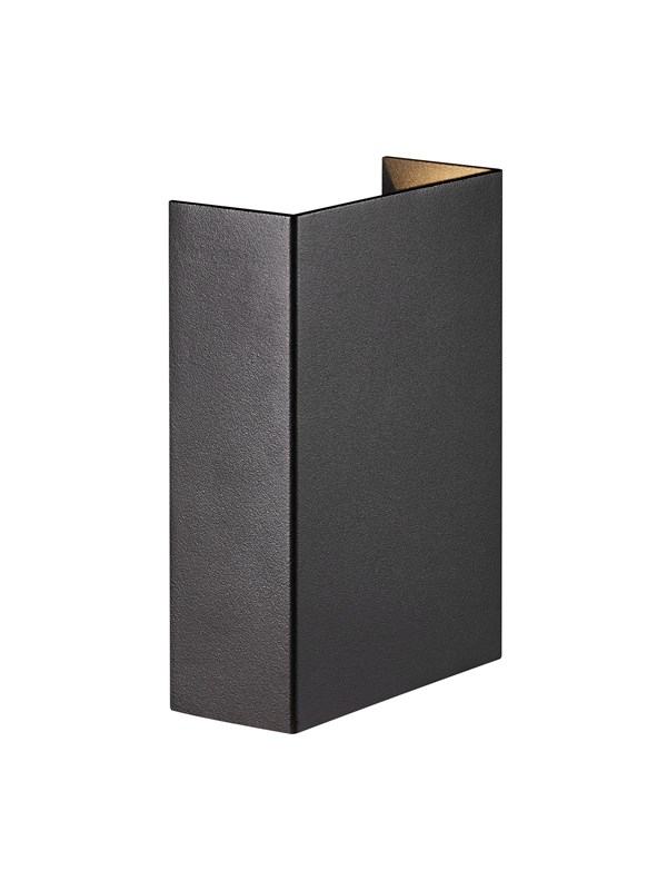 Fold 10 LED Væglampe Seaside Sort - Nordlux - Moderne - Aluminium - Med flere lyskilder