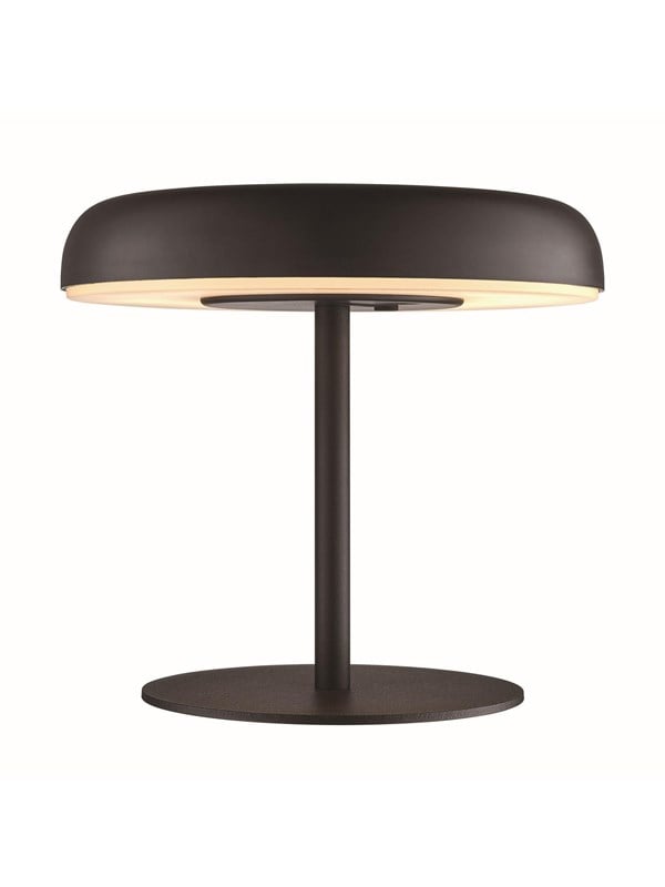 Elmer Solar bærbar bordlampe, sort – Nordlux - Terrasse - Skandinavisk - Plastik - Med én lyskilde