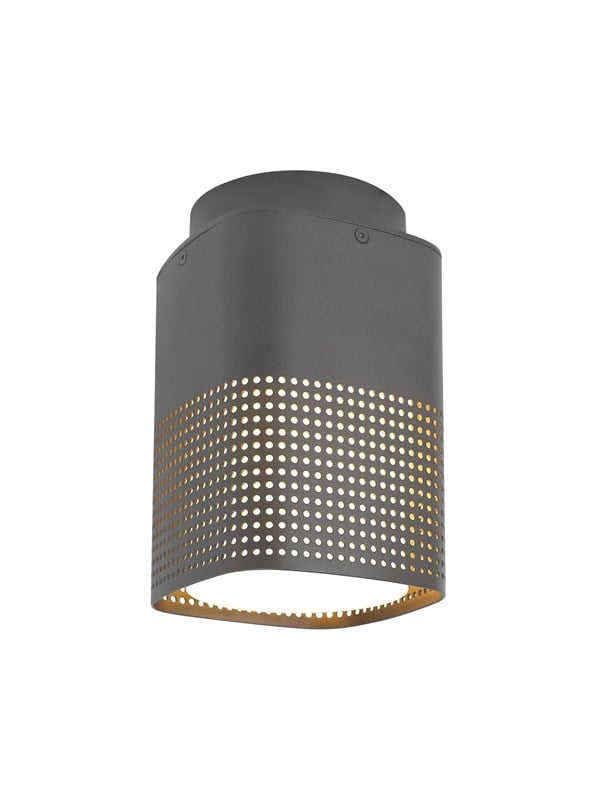 Sidara Seaside udendørs loftlampe, IP54, E27 - Nordlux - Altan - Moderne - Aluminium - Kantet