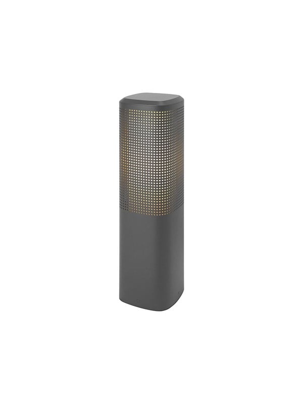 Sidara Seaside sokkellampe, antracit, IP54, E27 - Nordlux - Moderne - Aluminium - Med én lyskilde