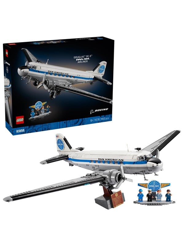 LEGO Icons 11378 Douglas™ DC-3™ PAN AM®-passagerfly