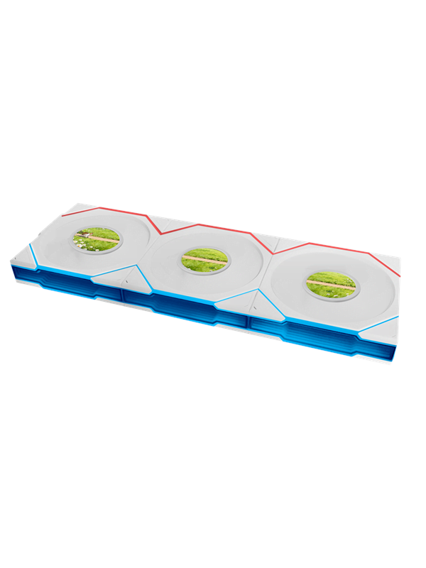 Lian Li UNI FAN TL LCD FLEX 120 (3-pack) - Kabinet køler - 120mm - Hvid med RGB LED lys - 26 dBA